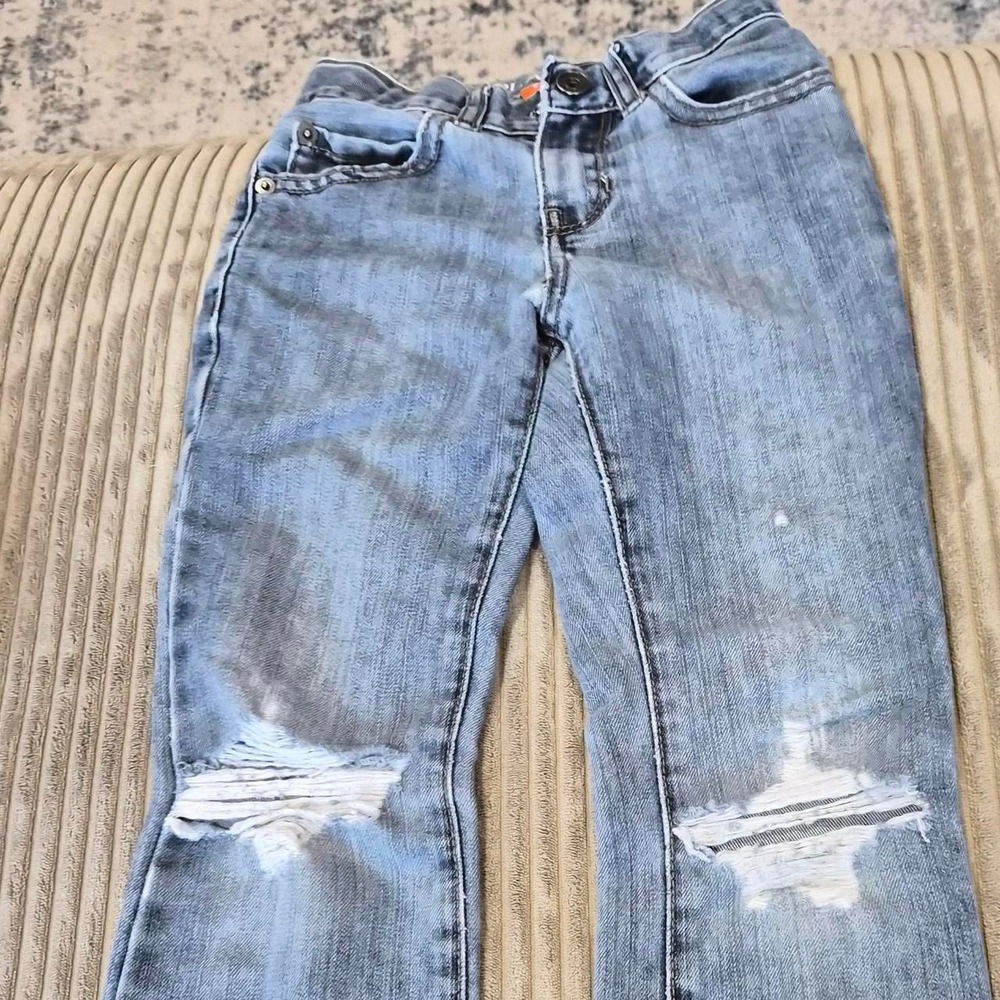 The Children's Place Distressed Bootcut Jeans Size 6 Slim